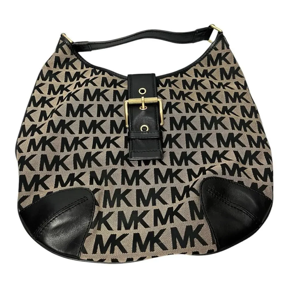 MICHAEL KORS HAMILTON Legacy Large Satchel Bag Croc Embossed Hemp
